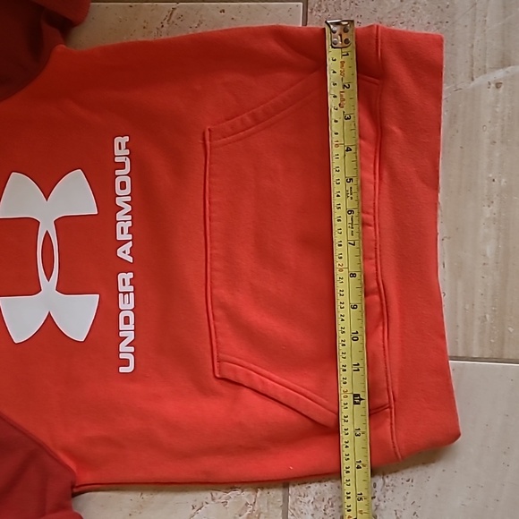 Under Armour kids short sleeve fleece hoodie sz 7-8 - Picture 10 of 13
